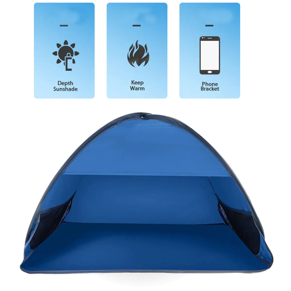 SunShade™ Automatic Pop-Up Beach Tent