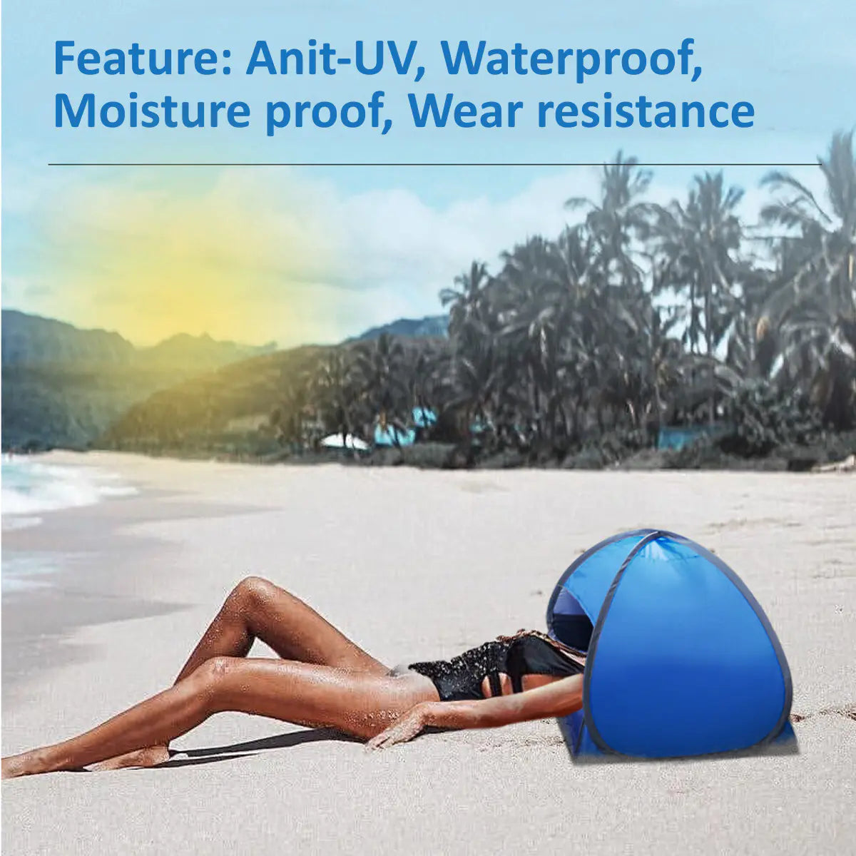 SunShade™ Automatic Pop-Up Beach Tent