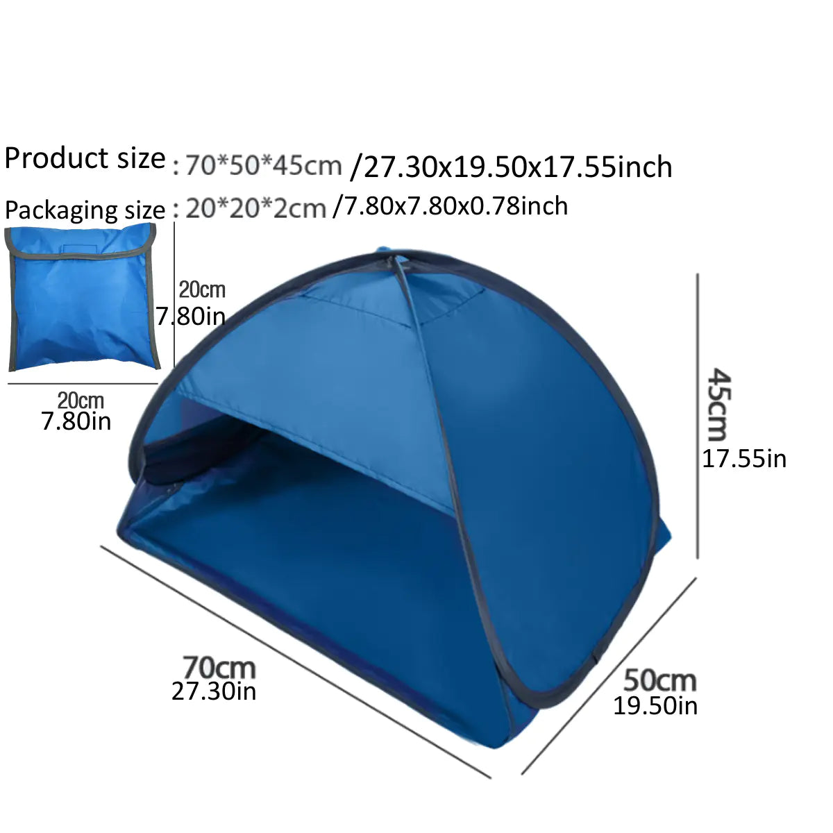 SunShade™ Automatic Pop-Up Beach Tent